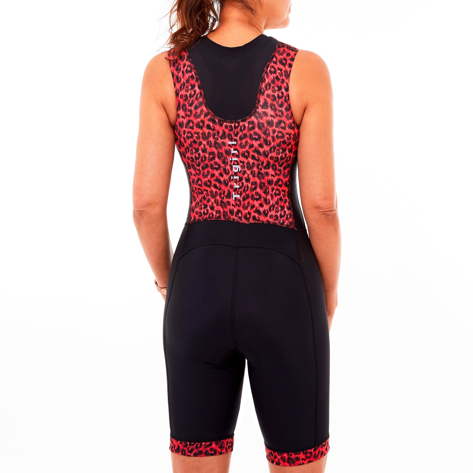 ROTER LEOPARD Triathlonanzug