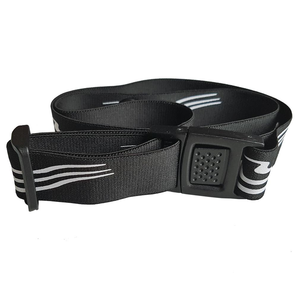 BELT Triathlon Startnummernband, Schwarz/ Weiß